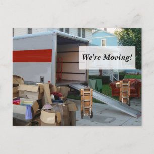 Faire-part Déménagement - Changer de maison - Carte postale