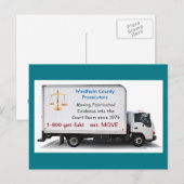 Faire-part Déménageurs du comté de Windham : Carte postale (Devant / Derrière)
