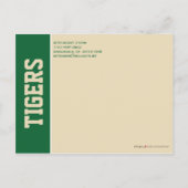 Faire-part d'enregistrement de la réunion de class (Dos)