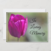 Faire-part d'enterrement de cérémonie (Devant)