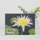 Faire-part d'enterrement de cérémonie (Debout devant)