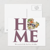 Faire-part Déplacé vers une carte postale Texas (Devant / Derrière)