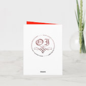 Faire-part déplacement à la Floride (Dos)