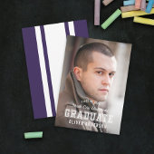 Faire-part des diplômés de la photo de couleur mod