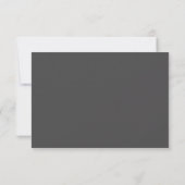 Faire-part des diplômés en typographie de script (Dos)