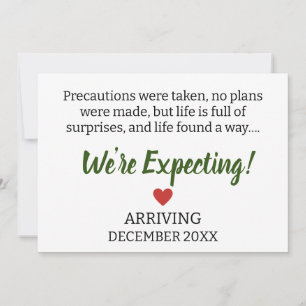 Faire-part Des précautions ont été prises, aucun plan n'a été