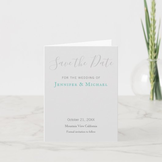Faire-part Design professionnel mariage Moderne Enregistrer l (Devant)
