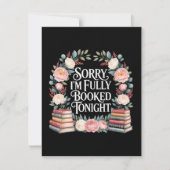 Faire-part Désolé, je suis complet ce soir  (Devant)