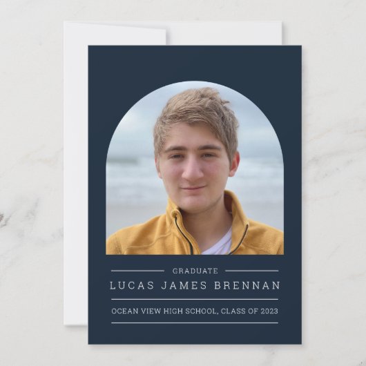 Faire-part d'études Carte photo (Devant)