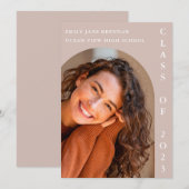 Faire-part d'études Carte photo (Devant / Derrière)