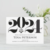 Faire-part d'études de droit (Debout devant)