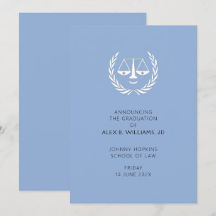 Faire-part d'études de droit