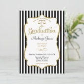 Faire-part d'études de droit (Debout devant)