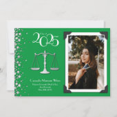 Faire-part d'études de droit de l'avocat (Devant)