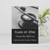 Faire-part d'études Médicales/soins infirmiers (Debout devant)