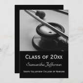 Faire-part d'études Médicales/soins infirmiers (Devant / Derrière)