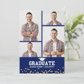 Faire-part d'études secondaires 4 Photo (Debout devant)