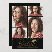 Faire-part d'études secondaires 4 Photo (Devant / Derrière)