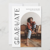 Faire-part d'études supérieures de Boho (Devant)