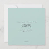 Faire-part d'études supérieures en photo (Dos)