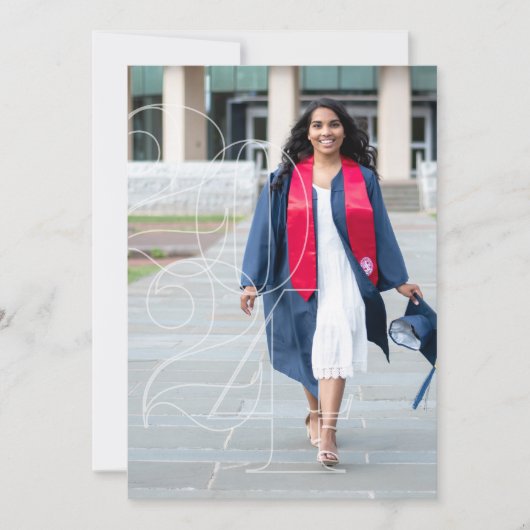 Faire-part d'études supérieures en photo de la Mar (Devant)