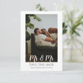 Faire-part Deux Pièces M. Et M. Gay Photo Mariage (Debout devant)