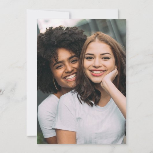 Faire-part Deux Reines Font Un Mariage homosexuel (Dos)