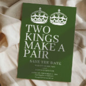 Faire-part Deux Rois Font Un Mariage Gay Pair