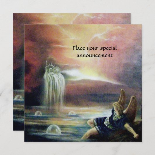 FAIRE-PART DEUX SAINT JOHN ET FALLEN ANGEL (Devant / Derrière)