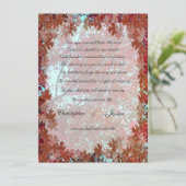 Faire-part d'évacuation des feuilles d'automne (Debout devant)