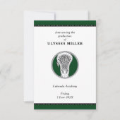 Faire-part d'événements Lacrosse (Devant)