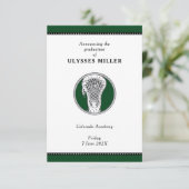 Faire-part d'événements Lacrosse (Debout devant)