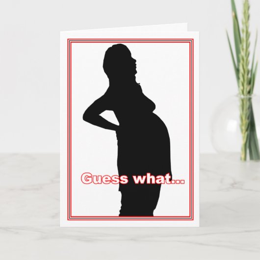 Faire-part Devinez quoi (Devant)