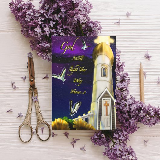 Faire-part Dieu Vous Fera Rentrer À La Maison Bien