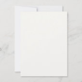 Faire-part Dîner de la répétition de mariage de la plage OASI (Dos)