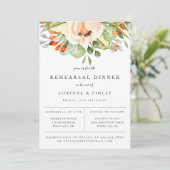 Faire-part Dîner de répétition botanique (Debout devant)
