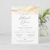 Faire-part Dîner de répétition de l'aquarelle du désert de Bo (Debout devant)