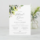 Faire-part Dîner de répétition des citrons botaniques Invitat (Debout devant)