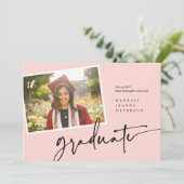 Faire-part d'instantané des diplômés de la photo m (Debout devant)