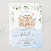 Faire-part d'invitation à la dédicace de l'arche d (Devant / Derrière)