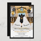 Faire-part d'invitation à la fin de l'année (Devant / Derrière)