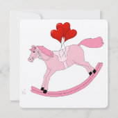 Faire-part d'invitation de douche d'empreinte de (Dos)