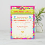 Faire-part d'invitation de partie de Cinco De Mayo (Debout devant)