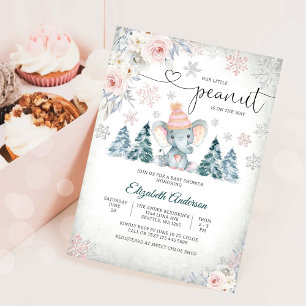 Faire-part d'invitation pour Baby Shower d'hiver É