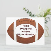 Faire-part d'invitation pour la fête d'anniversair (Debout devant)