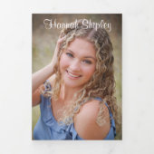 Faire-part d'invitation triplée (Page de couverture)