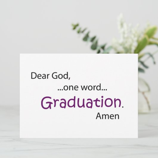 Faire-part Diplôme (Debout devant)