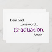 Faire-part Diplôme (Devant / Derrière)