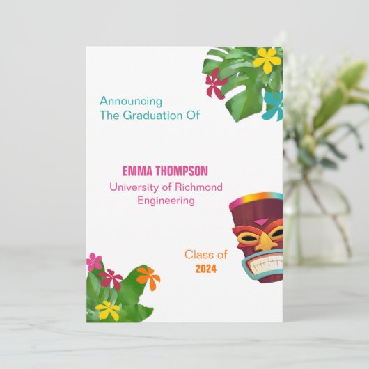 Faire-part Diplôme (Debout devant)