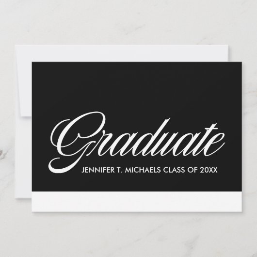 Faire-part Diplômé (Devant)